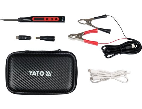 YATO - PRZENOŚNA LUTOWNICA CYFROWA T12 65W - YT-82490